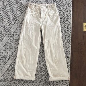 Free People Palmer Jeans in Eggshell
